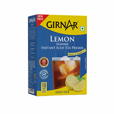 GIRNAR- Instant Iced Tea Premix - Lemon Flavour - 10 Sachets